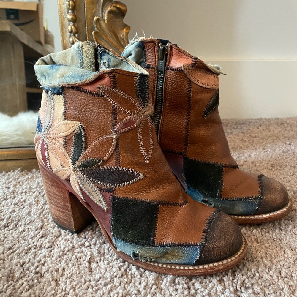 Freebird by Steven FLWR Patchwork boot